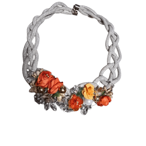 Naszyjnik „Artystyczny Rozkwit” – Połączenie Tekstury i Blasku